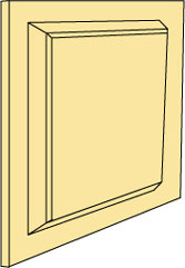 Dollhouse Miniature Wainscot Panel, 1/Sheet